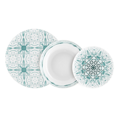 Servizi Piatti Servizio Piatti Porcellana 18 Pz Atrani