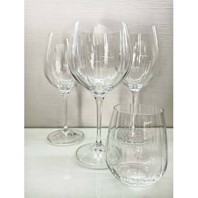 Bicchieri E Calici Rcr Set 6 Calici Vino Rosso Optiq 67cl