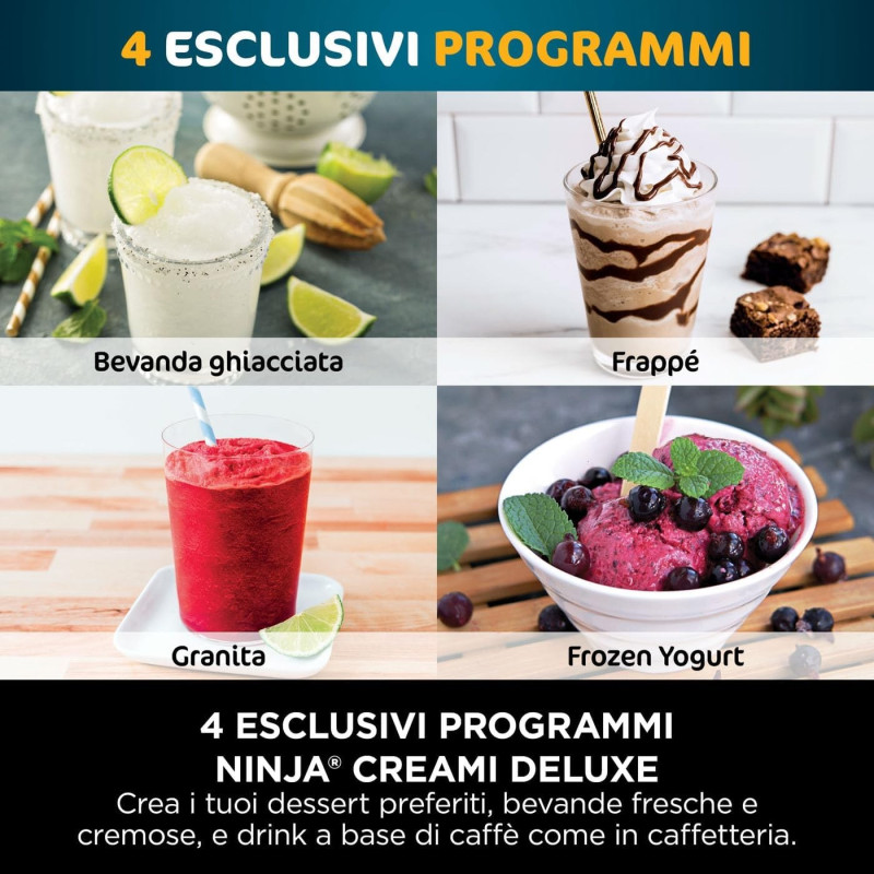 Piccoli Elettrodomestici Ninja Creami Deluxe Gelatiera Nc501eu