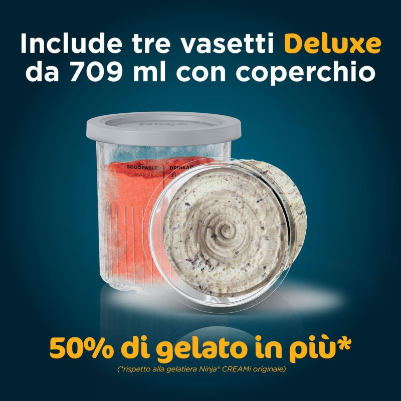 Piccoli Elettrodomestici Ninja Creami Deluxe Gelatiera Nc501eu