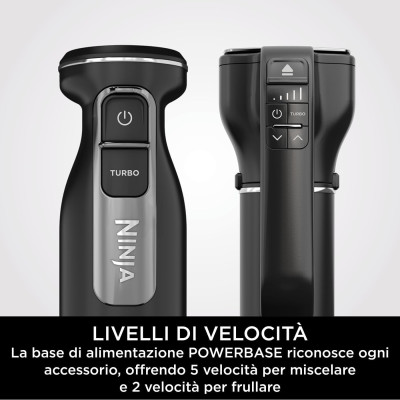 Piccoli Elettrodomestici Ninja Powerbase Frullatore 3in1 Ci100eu