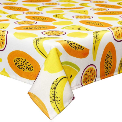 Tessile Tognana Tovaglia Antim. 8posti Papaya