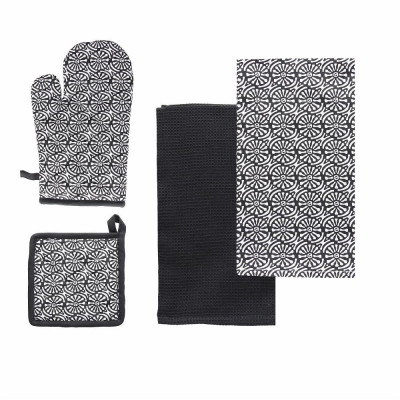 Tessile Set Guantone+presina+2strofinacci Chakra