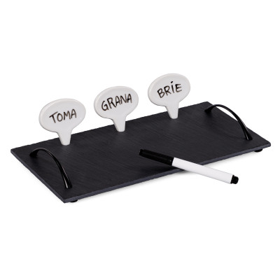 Taglieri Set 5 Pz Latteria In Ardesia