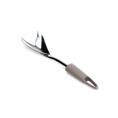Utensili Cucina Cucchiaione Acciaio Inox Manico Tortora