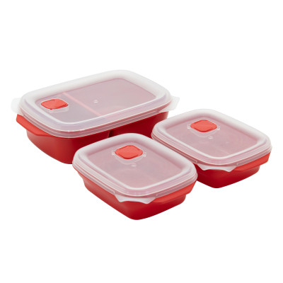 Contenitori Per La Conservazione Set 3pz Microonde