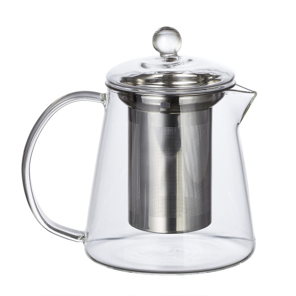 TISANIERA-TEIERA IN VETRO 750ML