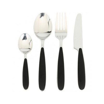 Posateria Tognana Serv.24 Posate Glossy Nero