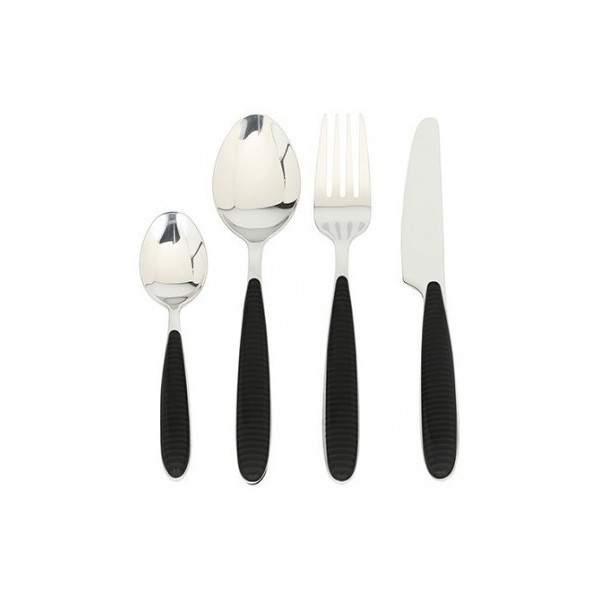 TOGNANA SERV.24 POSATE GLOSSY NERO