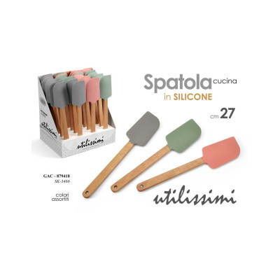 Utensili Per Pasticceria Spatola In Silicone 27cm Col. Assortiti